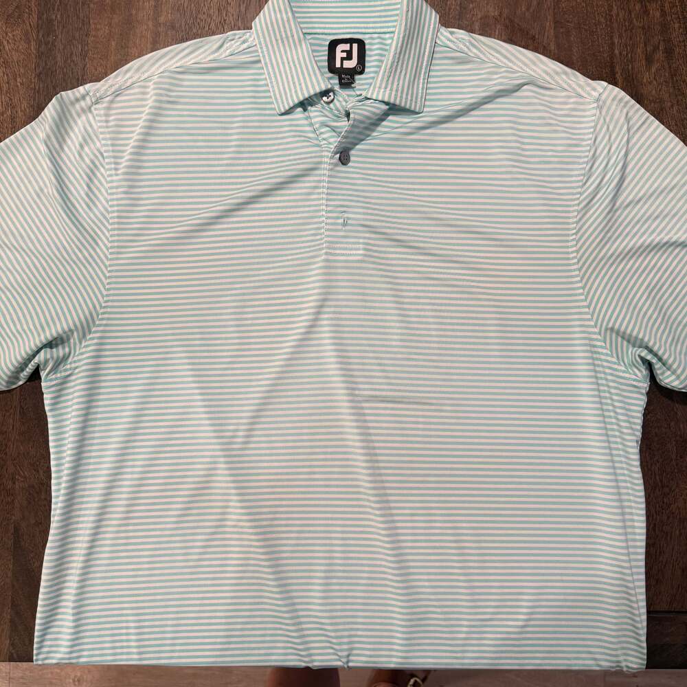 FootJoy Athletic Fit Classic Stripe Men's Golf Polo